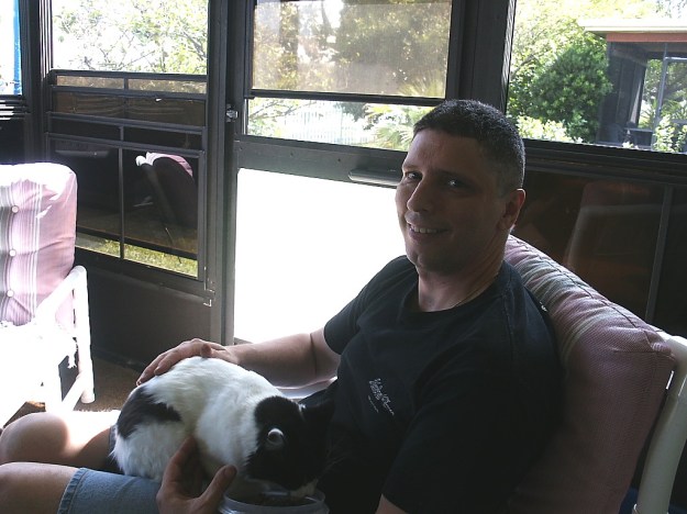 Chuck and Casper the Friendly Cat