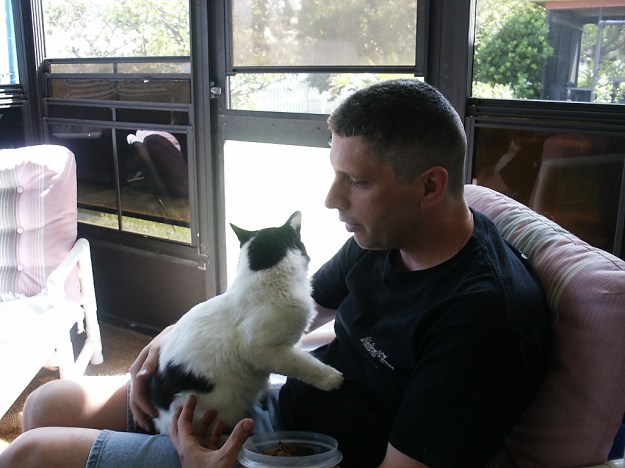 Chuck and Casper the Friendly Cat